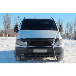 Frontbåge XL-WT025 Black (rostfritt stål) Mercedes Vito W639 2004–2014 foto 2