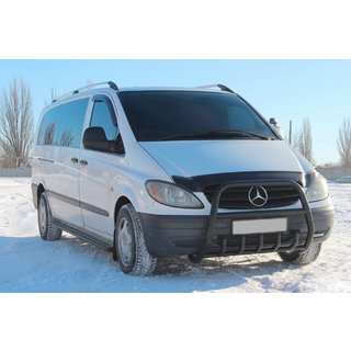 Frontbåge XL-WT025 Black (rostfritt stål) Mercedes Vito W639 2004–2014 foto 1