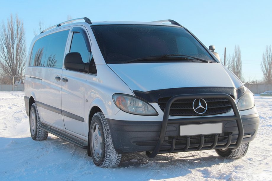 Mercedes Vito W639 2004–2014 Frontbåge XL-WT025 Black (rostfritt stål) Image