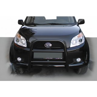 QT005 Black frontbåge (rostfritt stål) Daihatsu Terios 2006–2017
