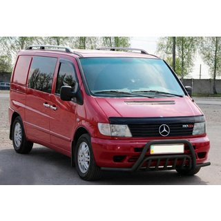 Frontbåge med sidobågar WT002 Plus Black (rostfritt stål) Mercedes Vito W638 1996–2003 foto 2