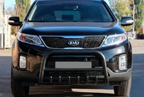 Kia Sorento II XM 2009–2014 Frontbåge WT021 Black (rostfritt stål) foto 2