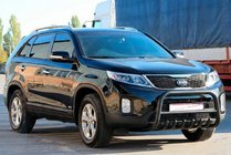 Kia Sorento II XM 2009–2014 Frontbåge WT021 Black (rostfritt stål) foto 3