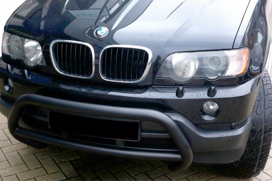 BMW X5 E53 1999–2006 Kängurubåge WT015 Black (rostfritt stål) Image
