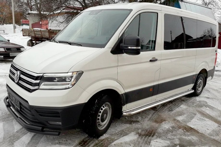 Volkswagen Crafter 2016– Frontbåge ST085 Black (rostfritt stål) Image