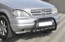 Mercedes ML W163 1997–2005 Frontbåge Black (rostfritt stål) foto 5