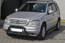 Mercedes ML W163 1997–2005 Frontbåge Black (rostfritt stål) foto 3