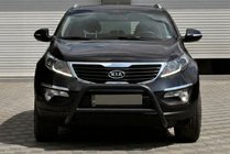 Kia Sportage 2010–2015 Frontbåge WT006 Black (rostfritt stål) foto 2