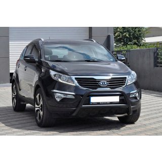 Frontbåge WT006 Black (rostfritt stål) Kia Sportage 2010–2015 foto 1