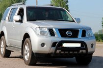 Nissan Pathfinder R51 2005–2014 Kängurubåge WT008 Black (rostfritt stål) foto 2