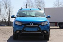 Renault Sandero 2013–2022 Frontbåge WT006 Black (rostfritt stål) foto 1