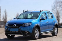 Renault Sandero 2013–2022 Frontbåge WT006 Black (rostfritt stål) foto 4