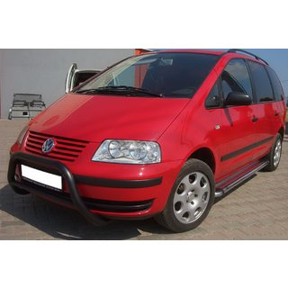 Frontbåge WT005 Black (rostfritt stål) Volkswagen Sharan 1995–2010 foto 1