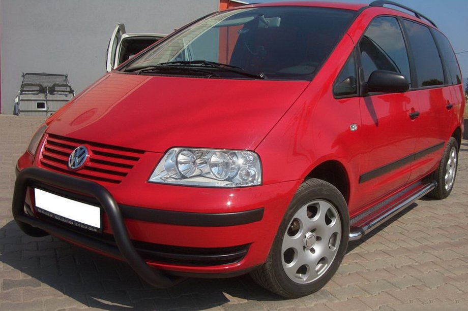Volkswagen Sharan 1995–2010 Frontbåge WT005 Black (rostfritt stål) Image