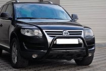 Volkswagen Touareg 2002–2010 Frontbåge (bullbar) WT005 Colt Black (rostfritt stål) foto 2