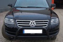 Volkswagen Touareg 2002–2010 Frontbåge (bullbar) WT005 Colt Black (rostfritt stål) foto 3