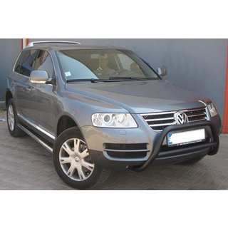 Frontbåge (bullbar) WT005 Colt Black (rostfritt stål) Volkswagen Touareg 2002–2010 foto 1