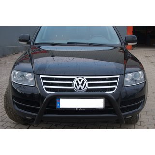 Frontbåge (bullbar) WT005 Colt Black (rostfritt stål) Volkswagen Touareg 2002–2010 foto 3