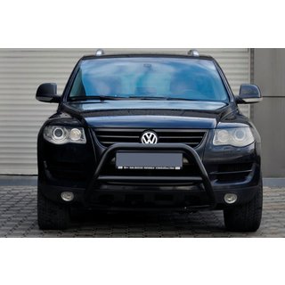 Frontbåge (bullbar) WT005 Colt Black (rostfritt stål) Volkswagen Touareg 2002–2010 foto 4