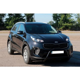 Bullbar WT006 Black (rostfritt stål) Kia Sportage 2015–2021 foto 2