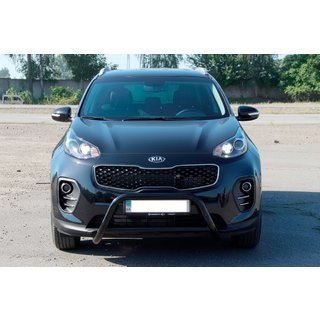 Bullbar WT006 Black (rostfritt stål) Kia Sportage 2015–2021 foto 1