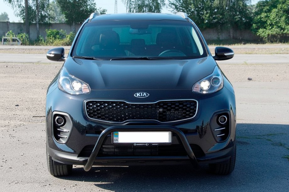 Kia Sportage 2015–2021 Bullbar WT006 Black (rostfritt stål) Image