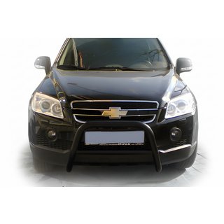 Frontbåge WT005 Black (rostfritt stål) Chevrolet Captiva 2006–2019