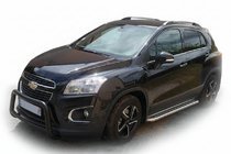 Chevrolet Trax 2012–2023 Frontbåge WT005 Black (rostfritt stål) foto 1