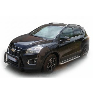 Frontbåge WT005 Black (rostfritt stål) Chevrolet Trax 2012–2023