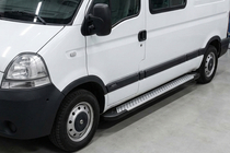 Renault Master 1998–2010 Sidosteg Allmond Grey (2 st, aluminium) foto 1
