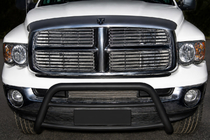Dodge RAM (DR/DH/D1/DC/DM) 2002–2009 Frontbåge WT005 Black (rostfritt stål) foto 1