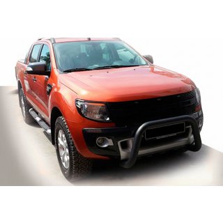 Frontbåge WT005 Black (rostfritt stål) Ford Ranger 2011–2022
