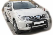 Mitsubishi L200 2015–2024 Frontbåge WT005 Black (rostfritt stål) foto 1