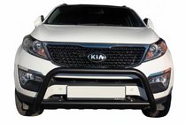 Kia Sorento II XM 2009–2014 Frontbåge WT005 Black (rostfritt stål) foto 1