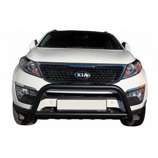 Frontbåge WT005 Black (rostfritt stål) Kia Sorento II XM 2009–2014