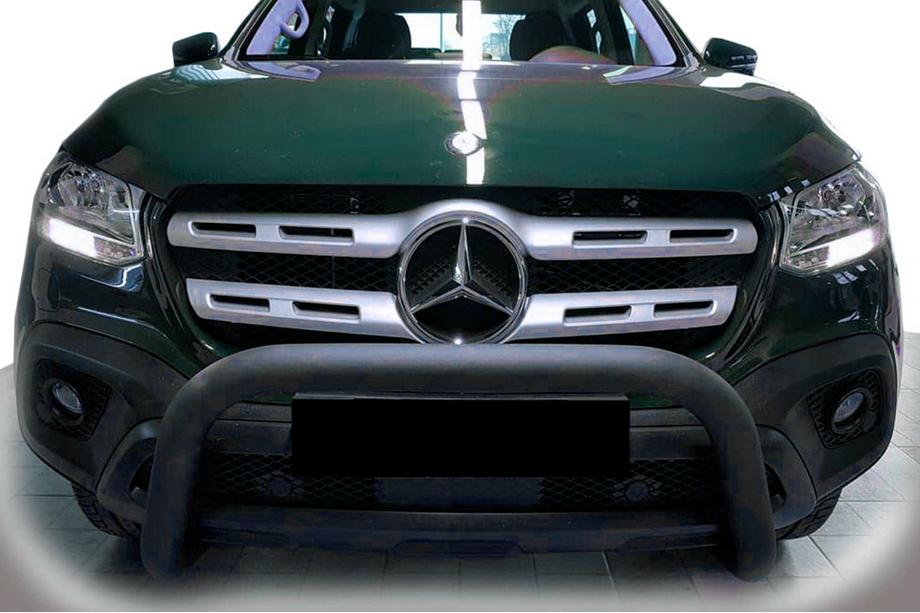 Mercedes X class 2017–2020 Frontbåge WT005 Black (rostfritt stål, 60 mm) Foto 1