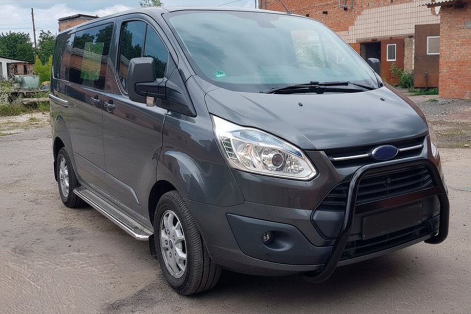 Ford Custom 2013–2022 Bullbar WT006 Black (rostfritt stål) Image