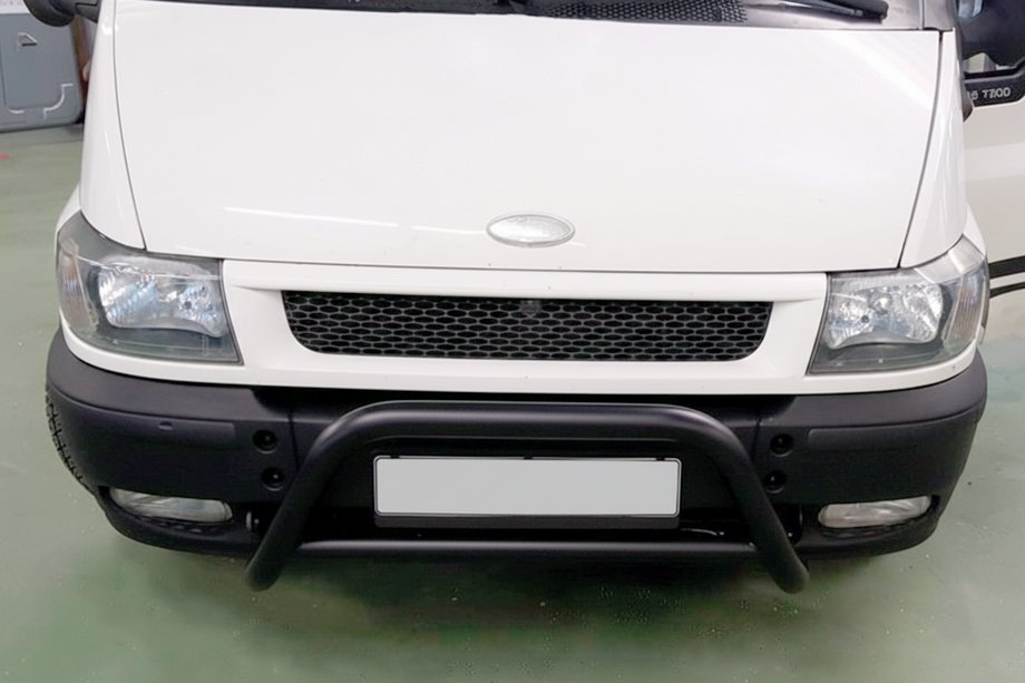 Ford Transit 2000–2014 Bullbar WT006 Black (rostfritt stål) Image