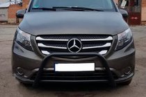 Mercedes Vito/V-klass W447 2014– Frontbåge WT006 Black (rostfritt stål) foto 3