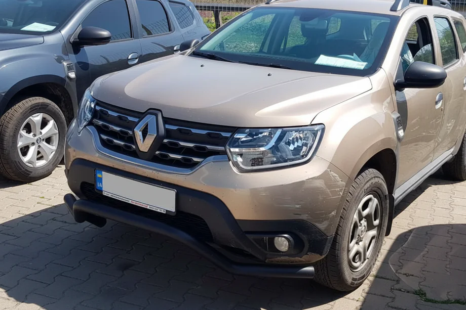 Renault Duster 2018–2024 Frontbåge WT008 Black (rostfritt stål) Image