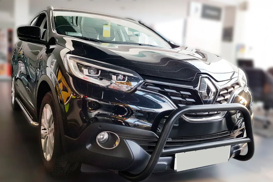 Renault Kadjar 2015–2022 Bullbar Black (rostfritt stål) Image