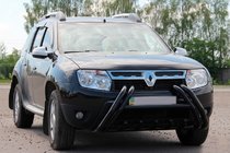 Renault Duster 2008–2017 Frontbåge Kelebek WT011 Black (rostfritt stål) foto 1