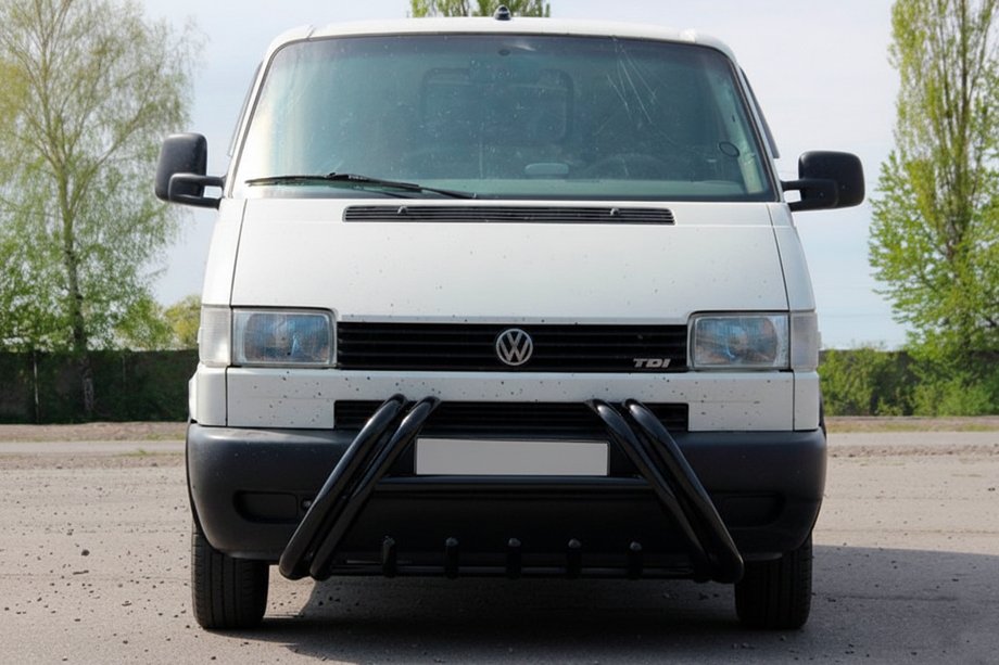 Volkswagen T4 Caravelle/Multivan 1990–2003 Frontbåge Kelebek WT011 Black (rostfritt stål) Image