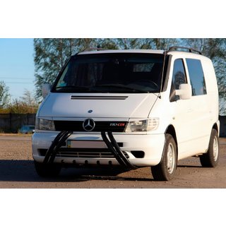 Kelebek WT011 Black frontbåge i rostfritt stål Mercedes Vito W638 1996–2003 foto 2