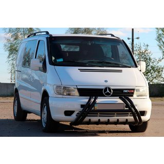 Kelebek WT011 Black frontbåge i rostfritt stål Mercedes Vito W638 1996–2003 foto 1