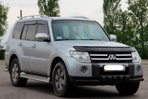 Mitsubishi Pajero Wagon IV 2006–2021 Frontbåge ST015-13 Black (rostfritt stål) foto 1