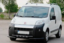 Fiat Fiorino/Qubo 2008–2024 Frontbåge Shark Black (rostfritt stål) foto 1