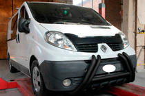 Renault Trafic 2001–2015 Frontbåge F1-01 Black (rostfritt stål) foto 2