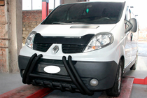 Renault Trafic 2001–2015 Frontbåge F1-01 Black (rostfritt stål) foto 3