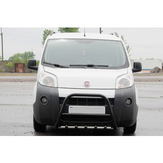 Bullbar WT006 Black (rostfritt stål) Fiat Fiorino/Qubo 2008–2024 foto 1